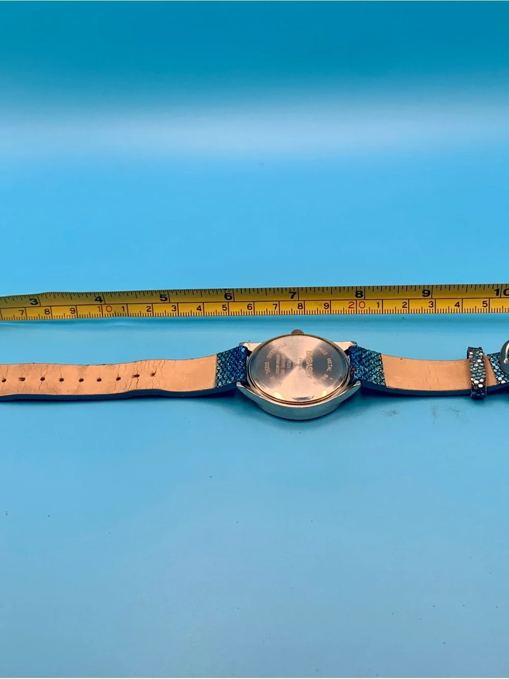 EMBASSY By GRUEN Women’s Fashion Quartz Wristwatch Crystal Bezel Works New Batt